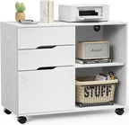 DUMOS Rolling File Cabinet by DumosLifestyle