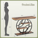Huuger Modern Console Table, 41.3 Inch Sofa Table - Image 2