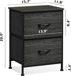 WLIVE Night Stand, Small Dresser - Image 3
