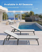 Aluminum Chaise Lounge Ourdoor - Image 6