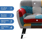 Bonzy Home Modern Accent Chair Set of 2 - Image 7