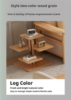 Scandinavian Solid Wood End Table - Image 6