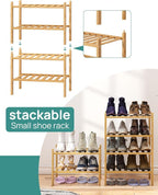 viewcare Small Shoe Rack, 6-Tier Shoe Shelf - Image 5
