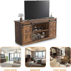 JUMMICO TV Stand for 65 Inch TV, Entertainment Center - Image 5