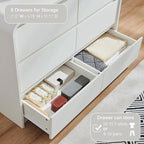 Aitjunz Modern 6 Drawers Dresser - Image 4