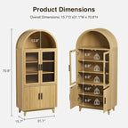 FiveWillowise Arched Cabinet - Image 2