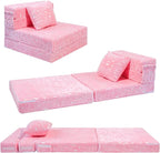 MeMoreCool Glow Pink Unicorn Tri-fold Sofa Bed by MeMoreCool