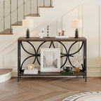 GiftGo Narrow Sofa Table 47.2 Inch, Industrial Sofa Table Behind Couch - Image 4