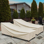 Outdoor Chaise Lounge Covers Waterproof Patio Lounge Chair Covers, 600D - Image 6