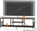 VECELO TV Stand with Power Outlets - Image 10
