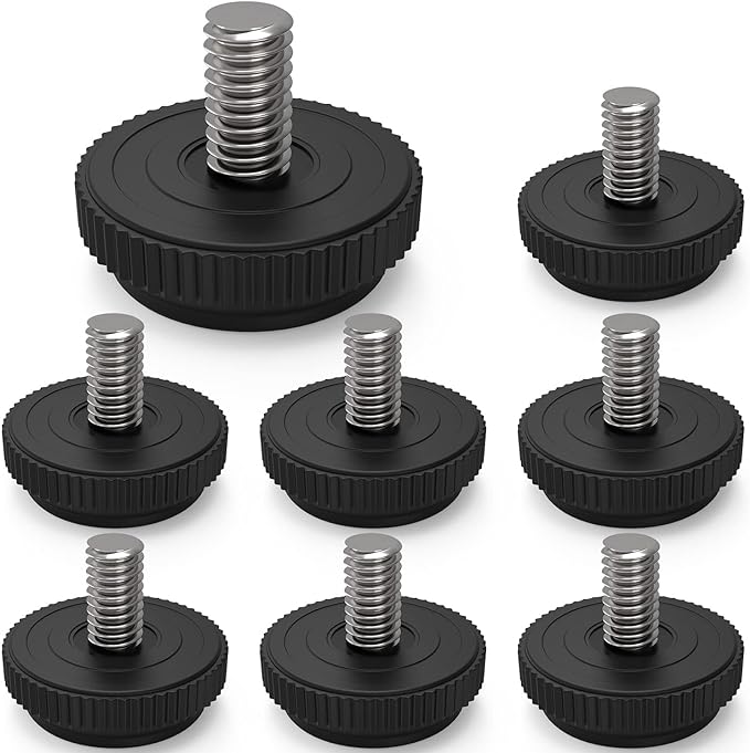 ONEHOME 8 Pack 5/16-18 Stainless Steel Adjustable Threaded Furniture Leg by ONEHOME