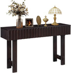 52" Solid Wood Console Table for Entryway, Modern Sofa Table Behind Couch - Image 8
