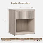 SICOTAS Night Stand Nightstand - Image 2