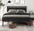 SHA CERLIN 14 Inch Queen Size Metal Platform Bed Frame - Image 3