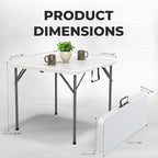 Our Modern Space 34" Square Foldable Table - Image 2