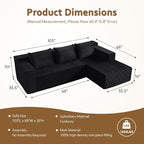 ANONER 103" Sectional Cloud Couch - Image 7