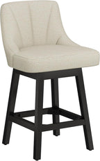 YaFiti Swivel Bar Stools Set of 2, 26 Inch Counter Height Bar Stools - Image 9