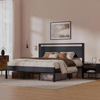 Z-hom Upgraded King Size Bed Frame, Heavy Duty Metal Sturdy King Bed Frame - Image 3