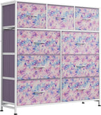 WLIVE 9 Drawer Dresser, Fabric Storage Tower by WLIVE