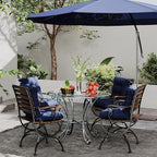 Outdoor Chair Cushions Set of 2, High Back Soft Seat Pad - Image 2