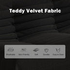 Bean Bag Chair, Loveseat Fireside Chair Bean Bag Sofa Large Bean Bag Chair - Image 6