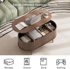 42.5" Oval Lift Top Coffee Table - Image 3