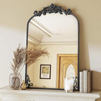 VooBang 26x38 inch Vintage Arched Bathroom Mirror - Image 4