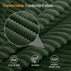 COMAX Convertible Sofa Bed Queen, Corduroy Folding Floor Couch Pull Out Couch - Image 8