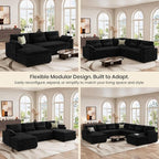 Belffin Large Modular Sectional Sofa - Image 9