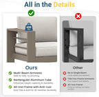 Wisteria Lane Metal Patio Furniture Set - Image 6