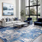 RELEANY Washable Area Rugs 5'x7' Non-Slip Modern Abstract Soft - Image 9