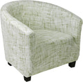 SearchI Club Chair Slipcover Stretch Barrel Chair Covers Printed Tub Chair by SearchI