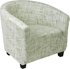 SearchI Club Chair Slipcover Stretch Barrel Chair Covers Printed Tub Chair by SearchI
