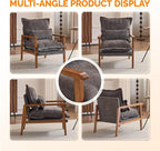VINGLI Mid-Century Modern Cloud Accent Armchair - Image 3
