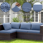 Outdoor Cushion Covers Set, Replacement - Image 3