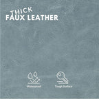 Faux Leather Fabric, Thick Durable Synthetic Repholstery Leather Vinyl - Image 2