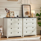 Joaxswe Farmhouse 5 Drawer Dresser - Image 3