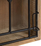 Kate and Laurel Megara Decorative Wooden Wall Hanging Curio Cabinet - Image 6