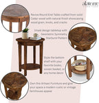 Alaterre Furniture Revive 20 Inch Round End Table - Image 4