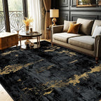 RELEANY Washable Area Rugs 10'x14' Non-Slip Modern Abstract Soft by RELEANY