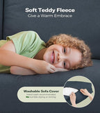 Welzona Loveseat, Comfy Teddy Love Seat - Image 3
