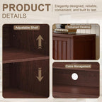 ChooChoo 54" Farmhouse TV Stand - Image 4