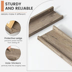 Floating Picture Ledge Shelves for Wall Set of 8, 16 Inch Wall Shelves - Image 4