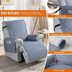 VANSOFY 100% Waterproof Recliner Chair Covers, Recliner Cover Non-Slip Dog - Image 5