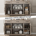 HOSTACK Buffet Sideboard Cabinet - Image 7