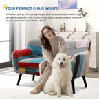 Bonzy Home Modern Boho Loveseat Couch Sofa Chair - Image 6