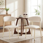 UVV Dining Chairs Set of 6, Metal Kitchen Chairs - Image 3