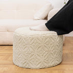 Plush Multi-Functional Ottoman Pouf – Ergonomic Ottoman Foot Rest - Image 4