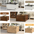 Joaxswe Farmhouse Coffee Table - Image 7