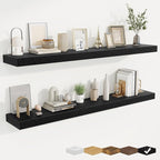 fuqing Floating Shelves for Wall, Wall Mounted Wood Floating Shelf by Fuqing